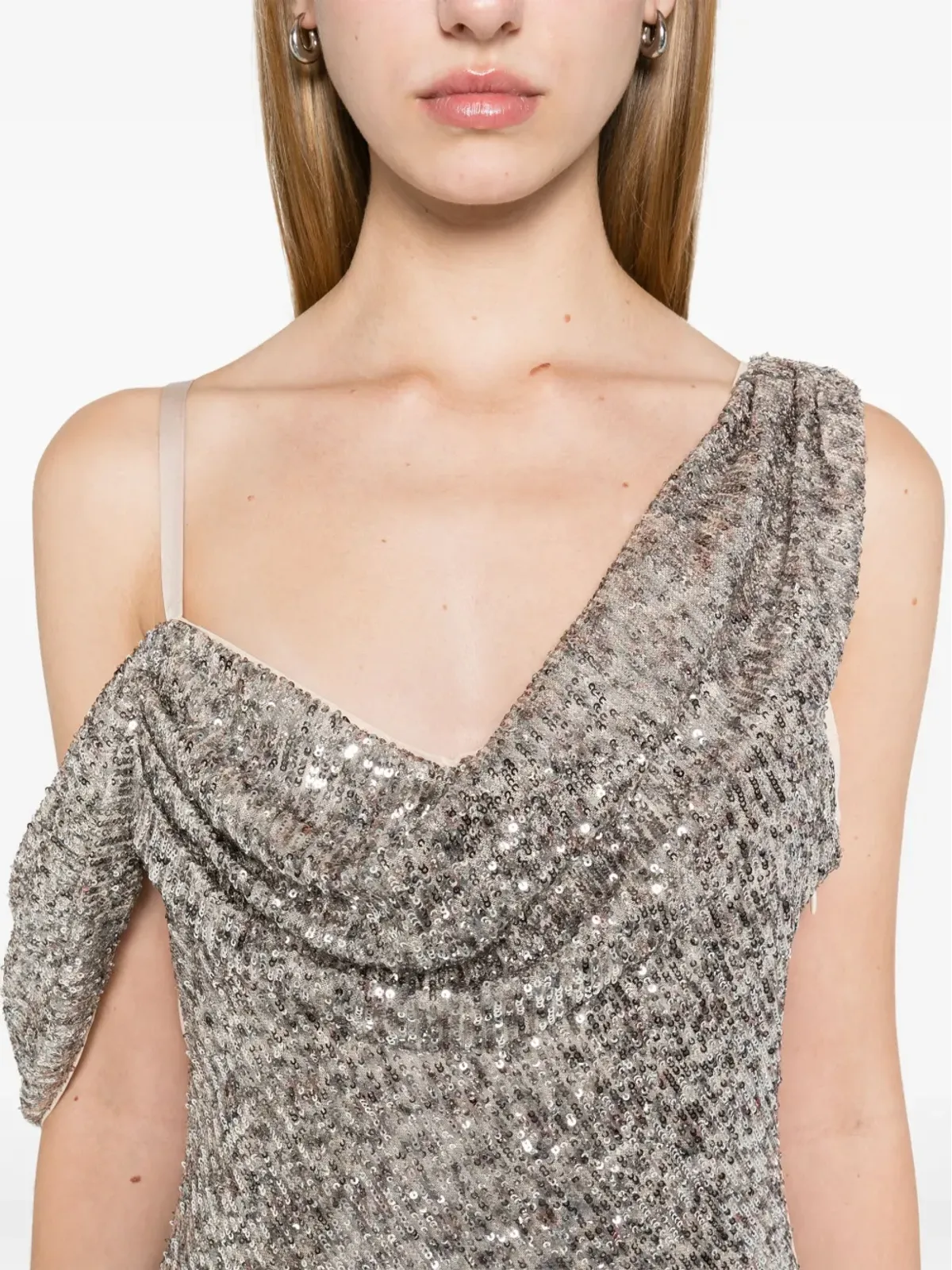 DVF Diane von Furstenberg ジョアキン マキシドレス - グレー - 画像5