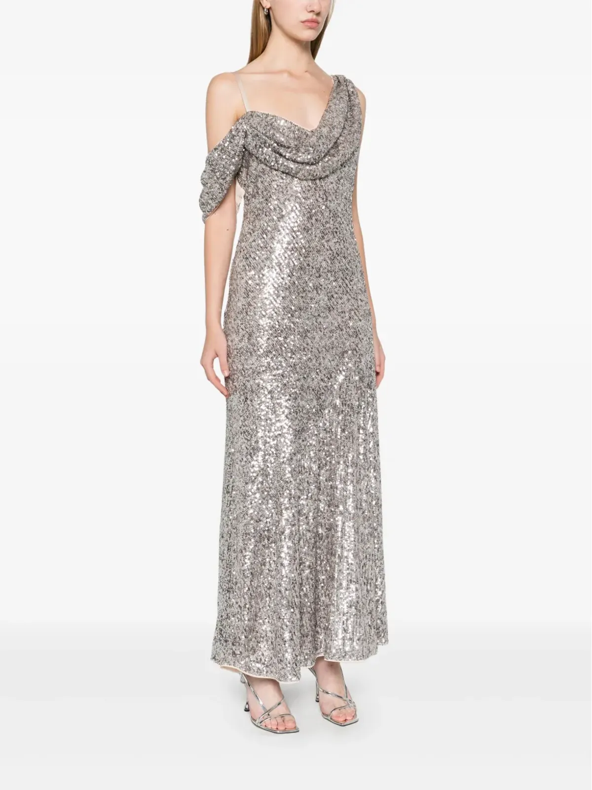 DVF Diane von Furstenberg ジョアキン マキシドレス - グレー - 画像3