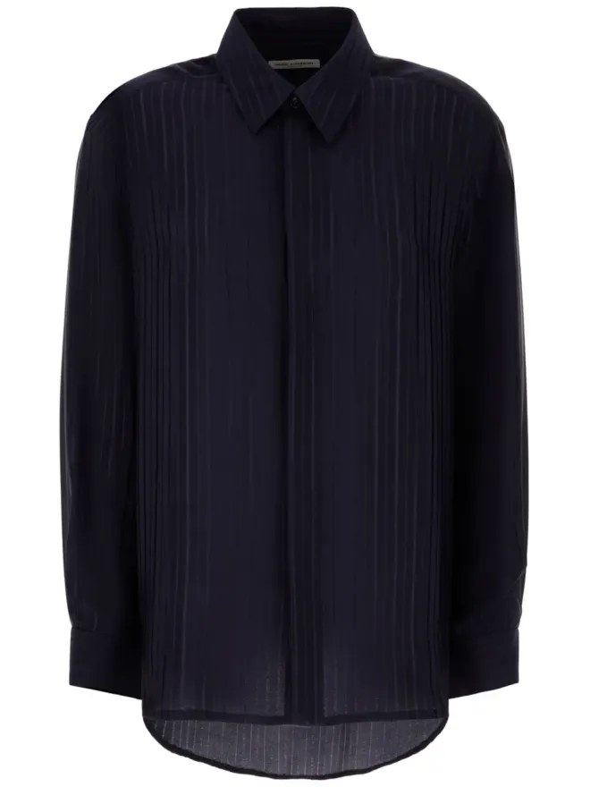 Saint Laurent Saint Laurent ストライプシャツ ブルーの商品画像
