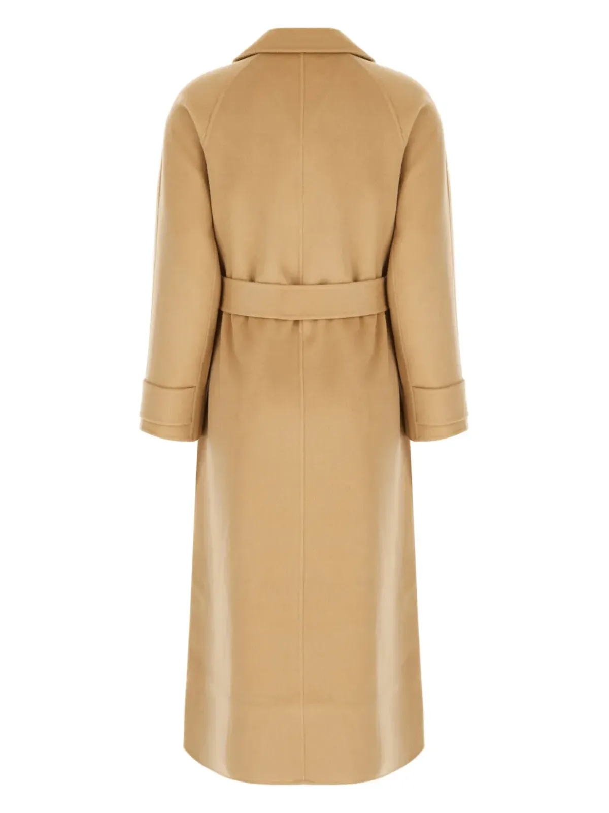 THE DYNAMIS STUDIO belted wool coat - Brown - 画像2