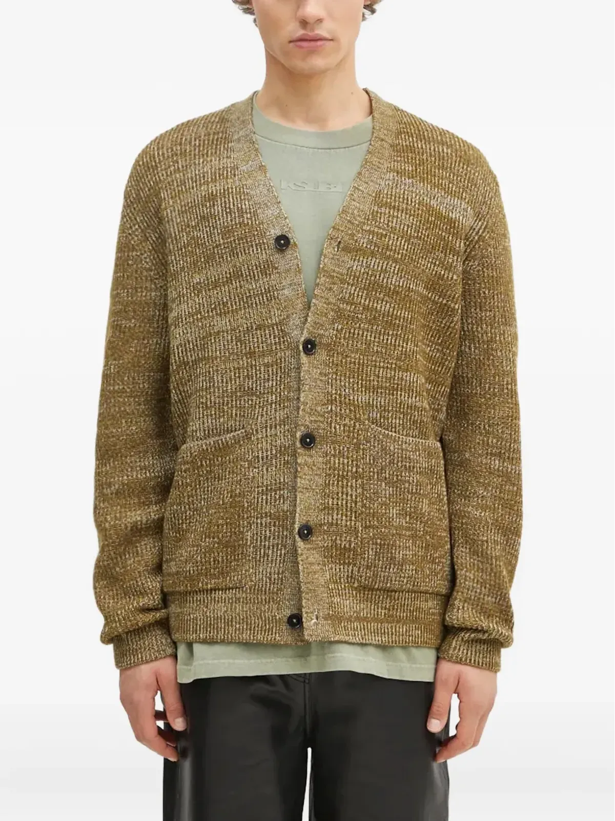 Norse Projects テクスチャード パッチポケット カーディガン - 画像1