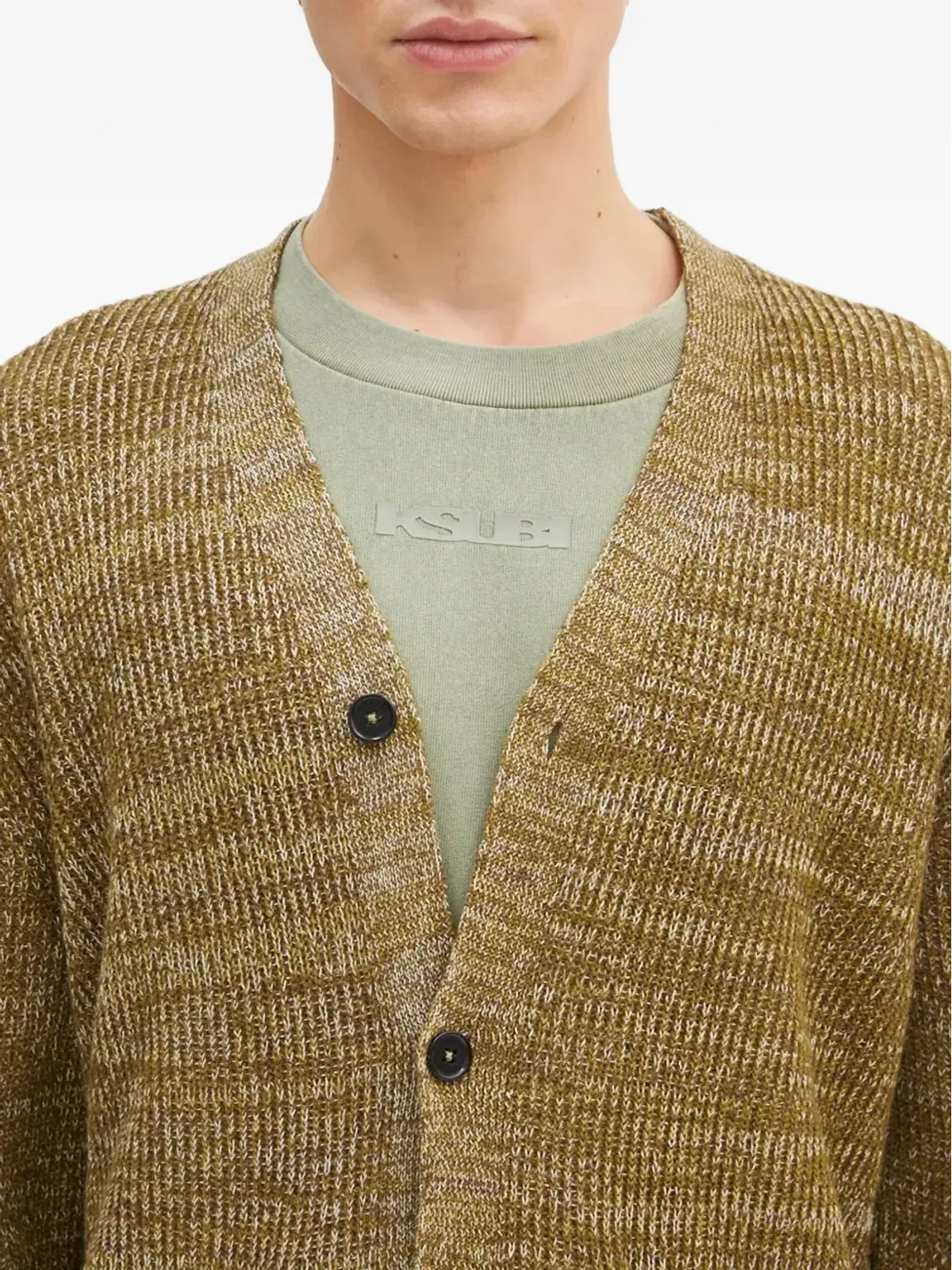 Norse Projects テクスチャード パッチポケット カーディガン - 画像4