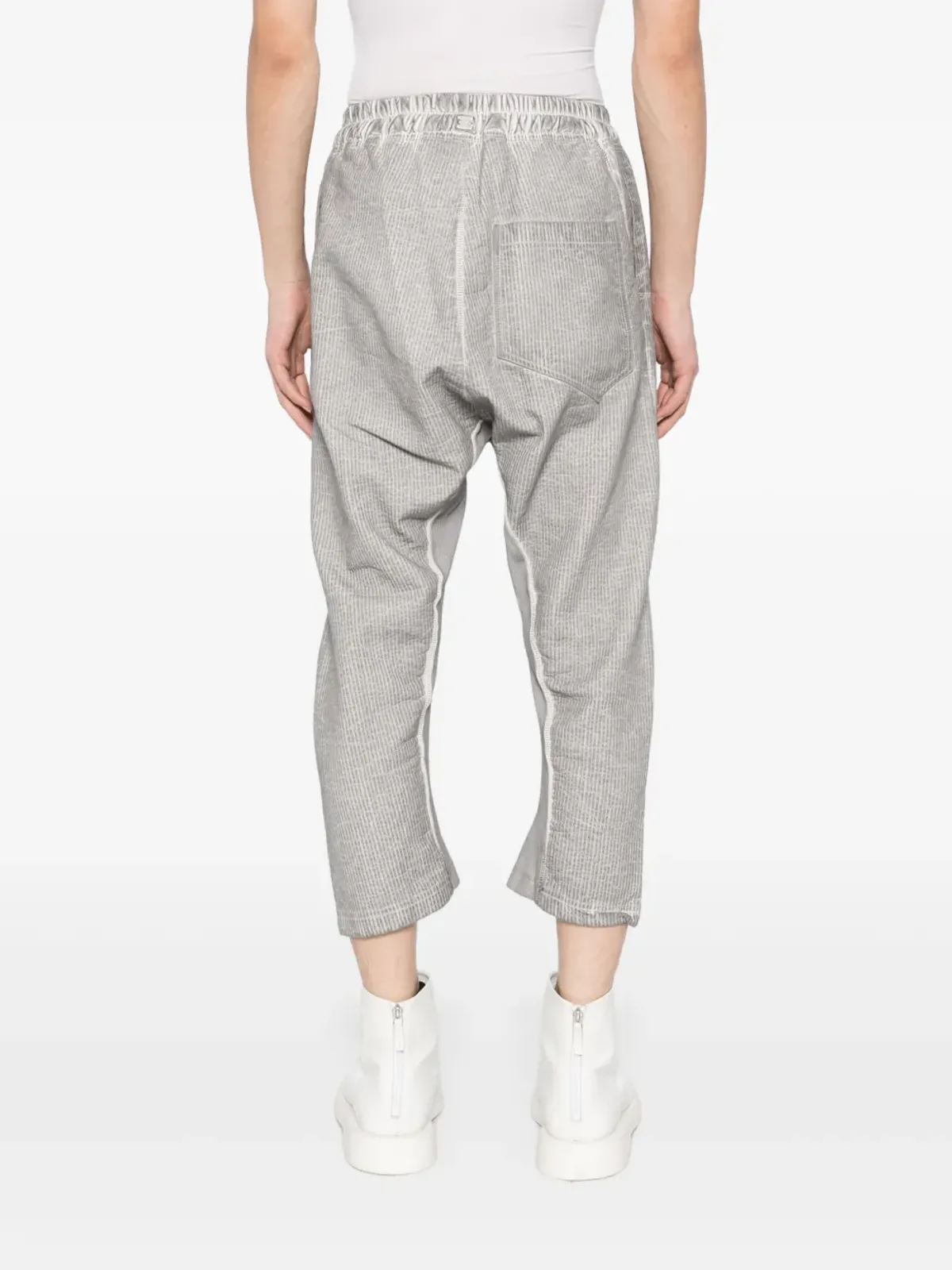 Isaac Sellam Experience Shortpants Stripe trousers - Grey - 画像4