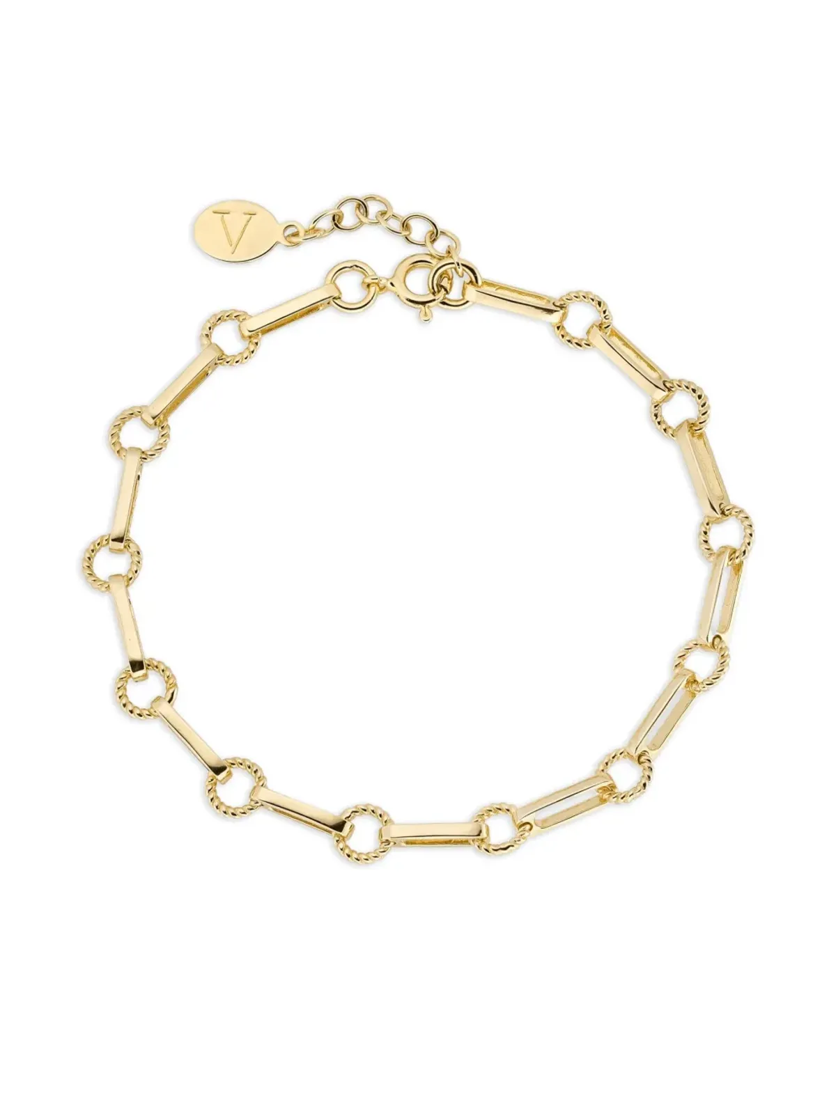 V JEWELLERY ツイストリンクチェーン ブレスレット - 画像1