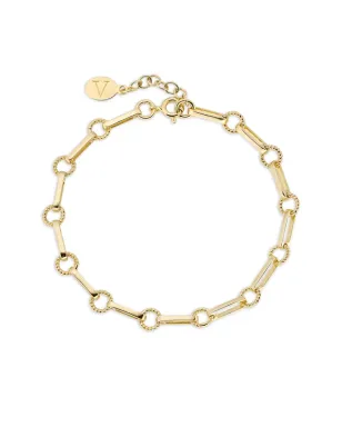 V JEWELLERY ツイストリンクチェーン ブレスレット - サムネイル1