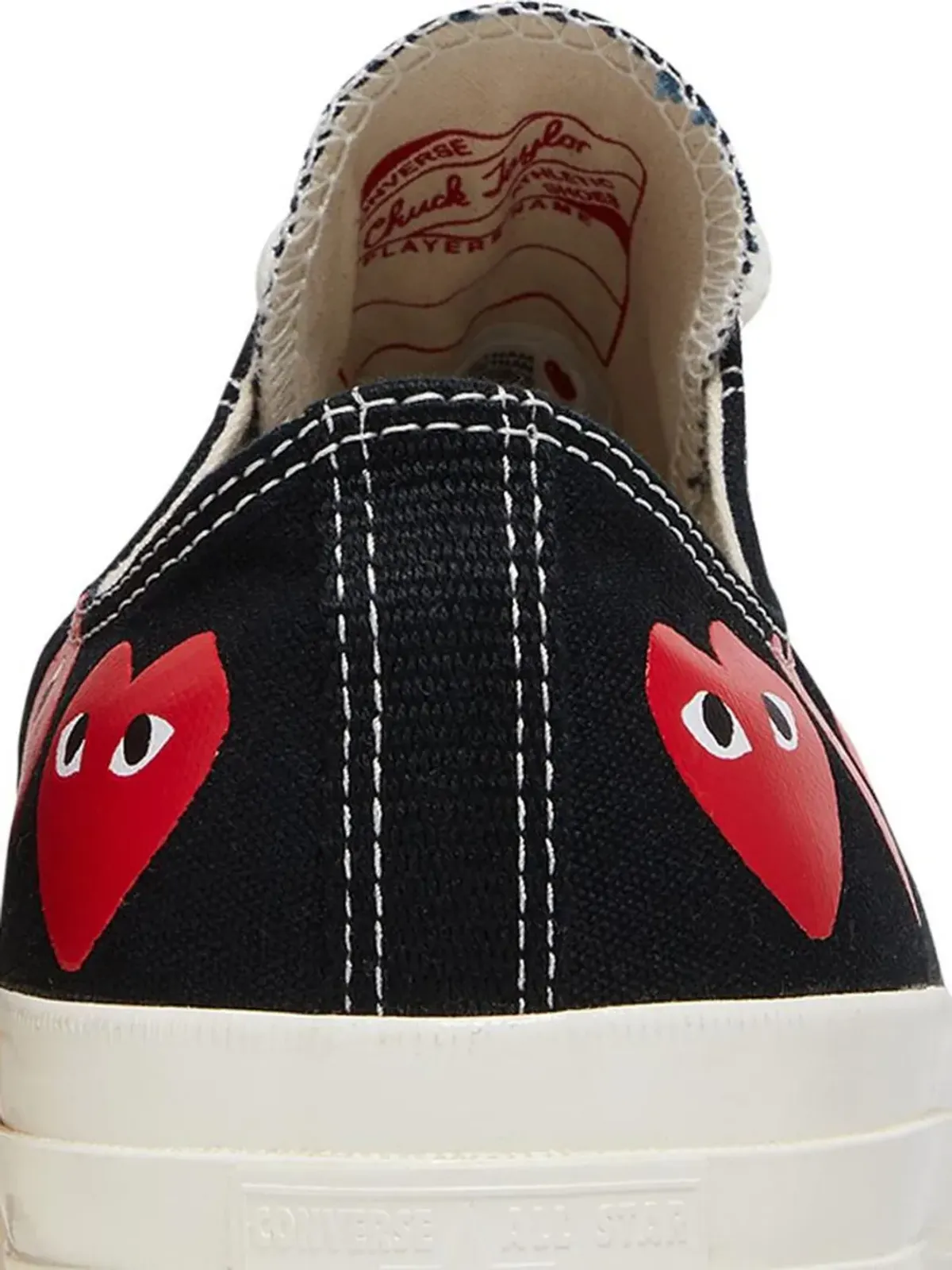 Comme Des Garçons Play x Converse Chuck 70 スニーカー - 画像3