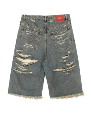 424 ビッグダディ distressed デニムショーツ - サムネイル2