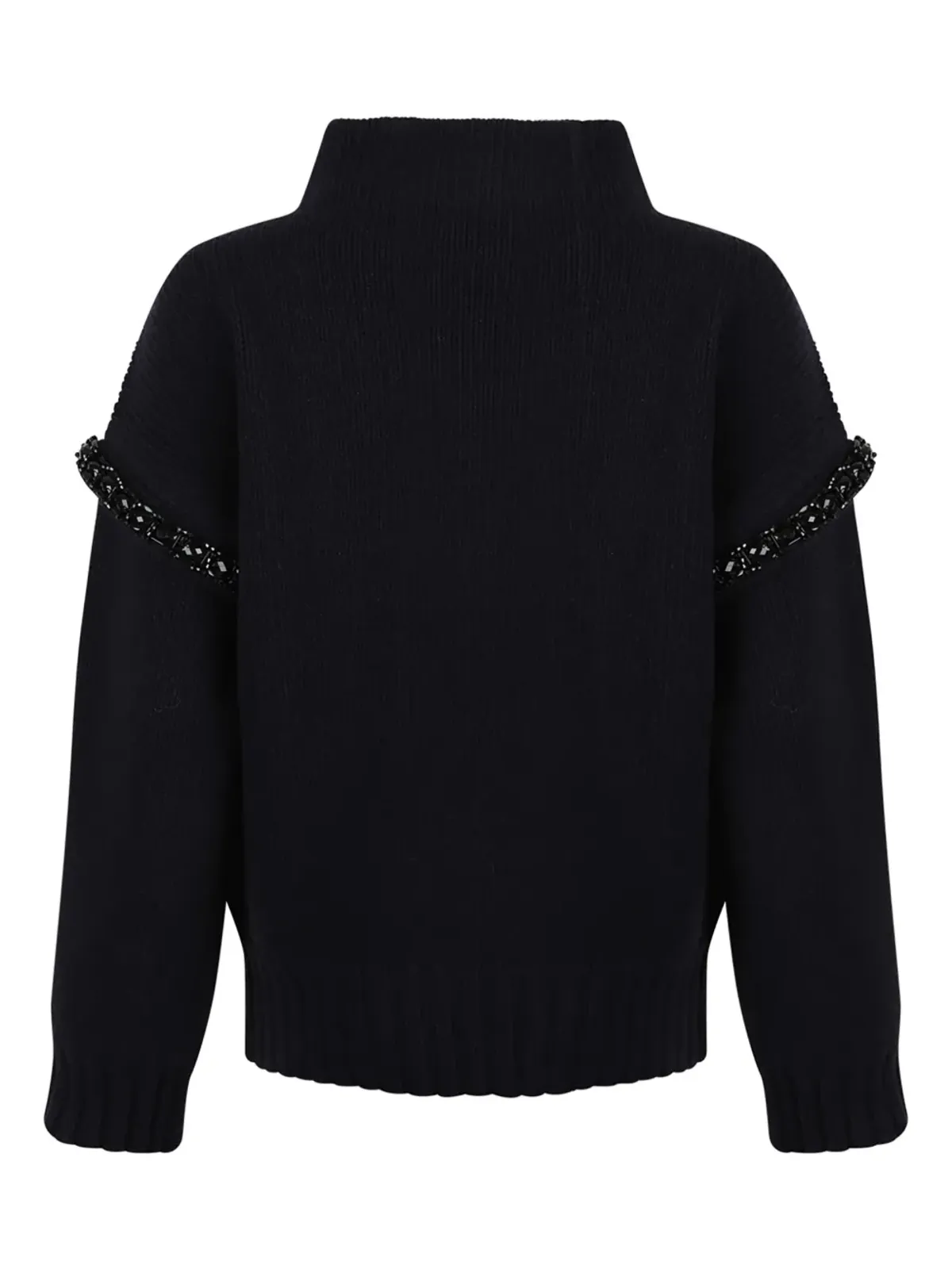 Max Mara ビーズ装飾ニットセーター - ブルー - 画像2