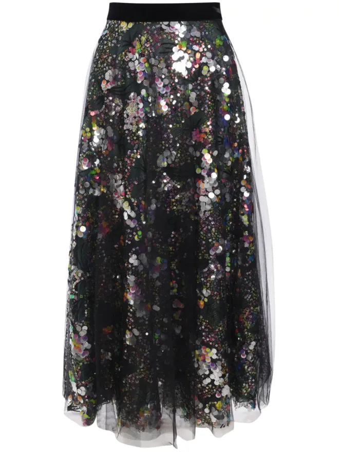 Talbot Runhof Talbot Runhof ヘッサ ミディスカートの商品画像