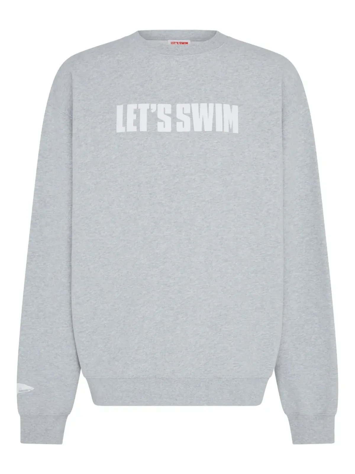 Let's Swim ロゴプリントスウェットシャツ - 画像1