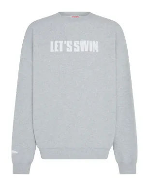 Let's Swim ロゴプリントスウェットシャツ - サムネイル1