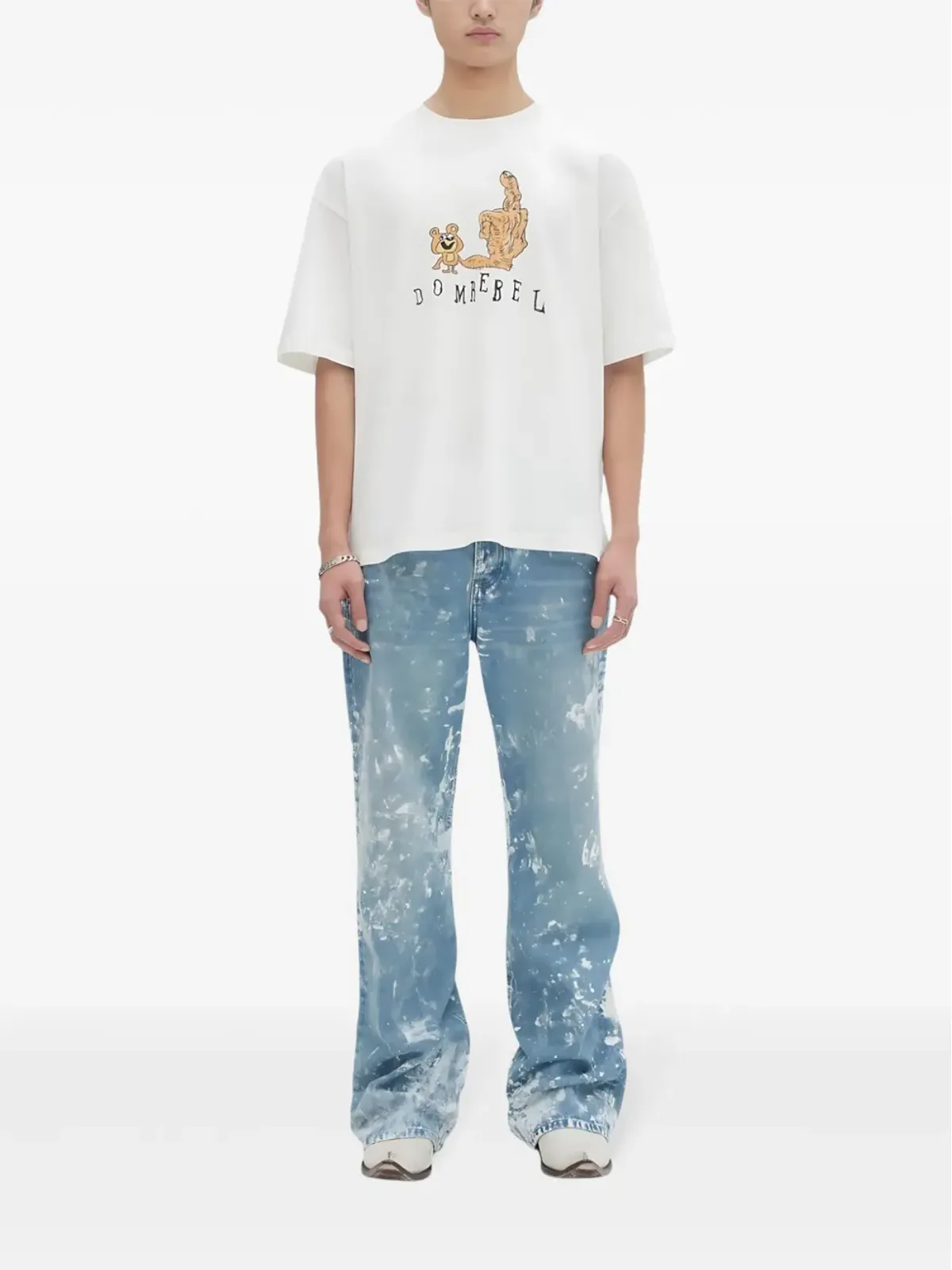 DOMREBEL フレンドリー Tシャツ - 画像2