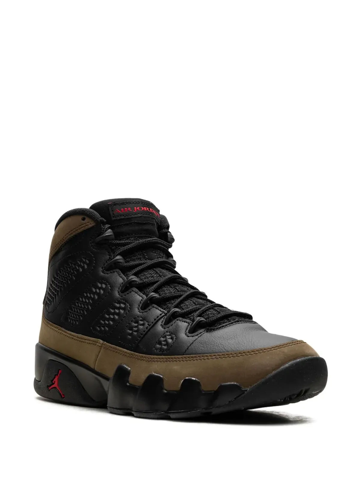 Jordan 9 Retro オリーブ ブラック スニーカー - 画像2