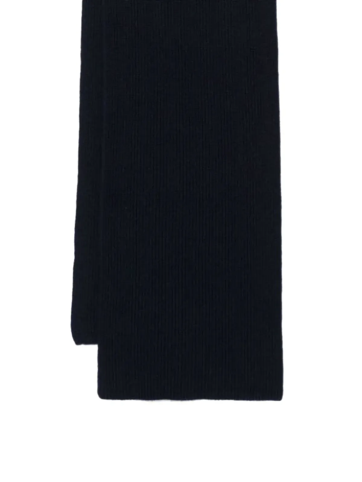 Sunspel リブ編みカシミヤスカーフ - 画像2