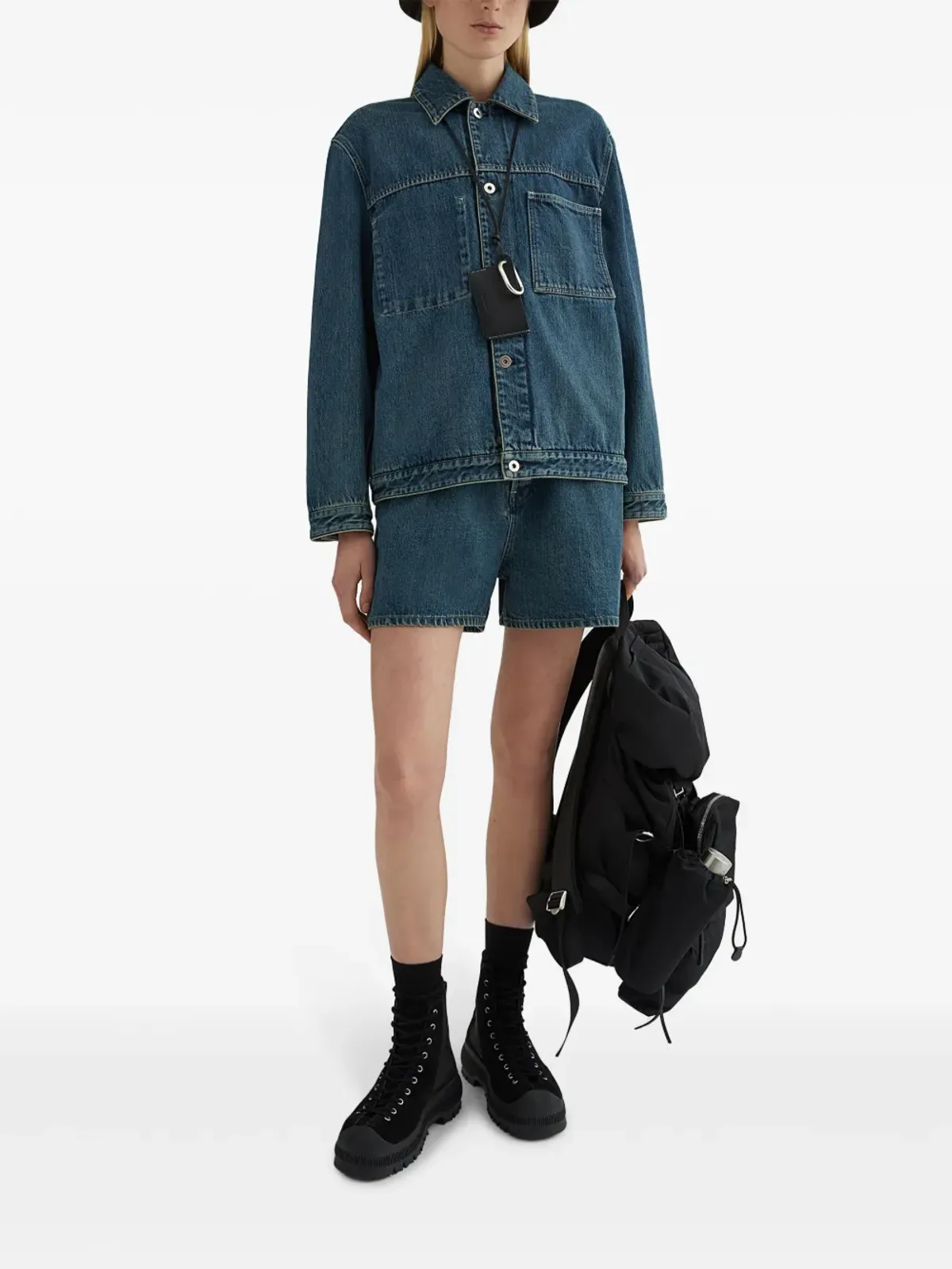JIL SANDER+ ハイライズデニムショーツ - 画像2