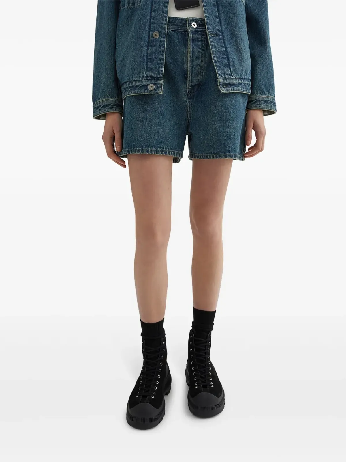 JIL SANDER+ ハイライズデニムショーツ - 画像3