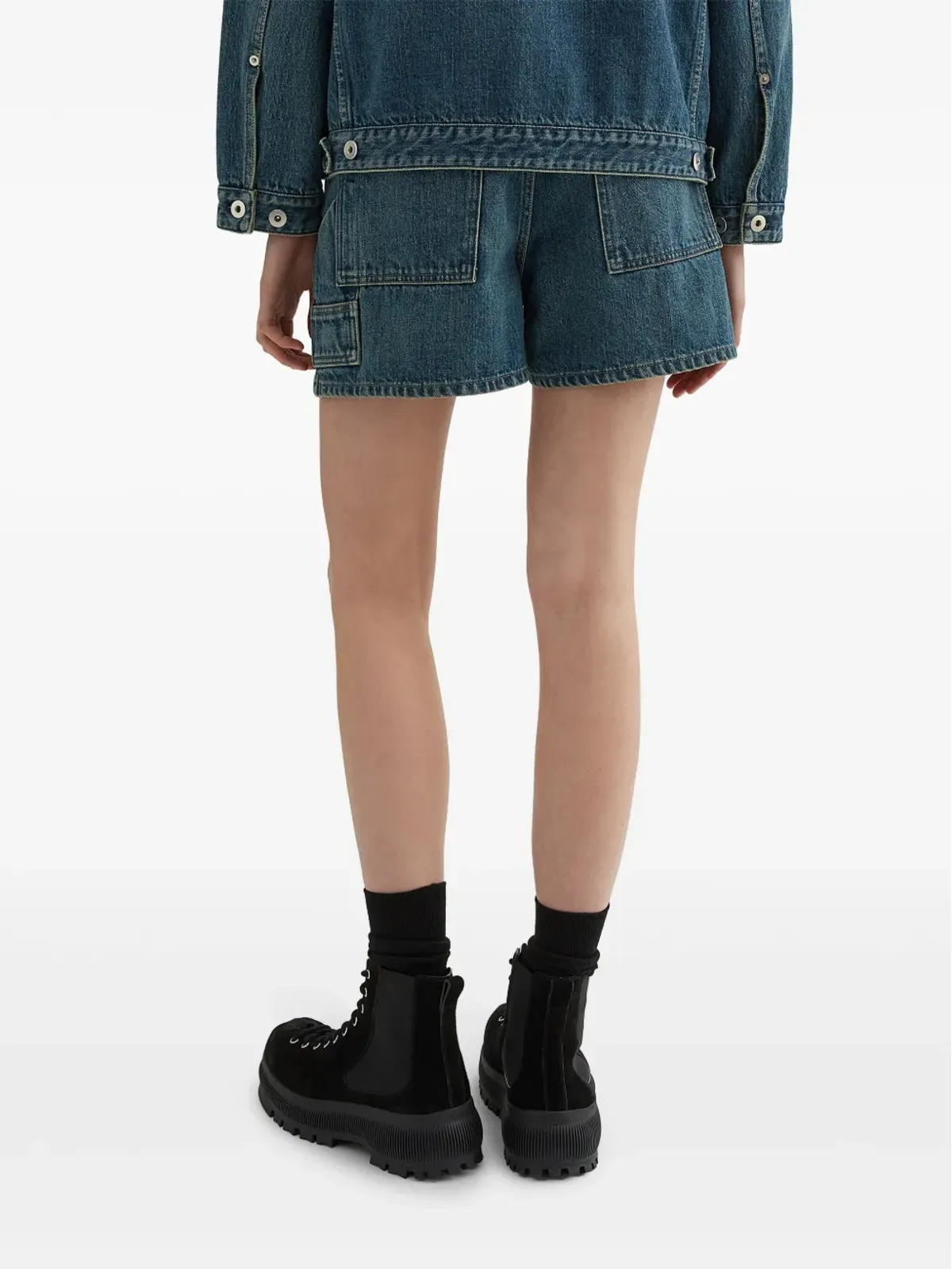 JIL SANDER+ ハイライズデニムショーツ - 画像4