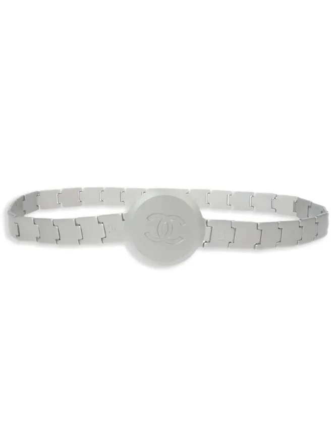 CHANEL Pre-Owned CHANEL Pre-Owned 1999年 CCベルト - シルバーの商品画像