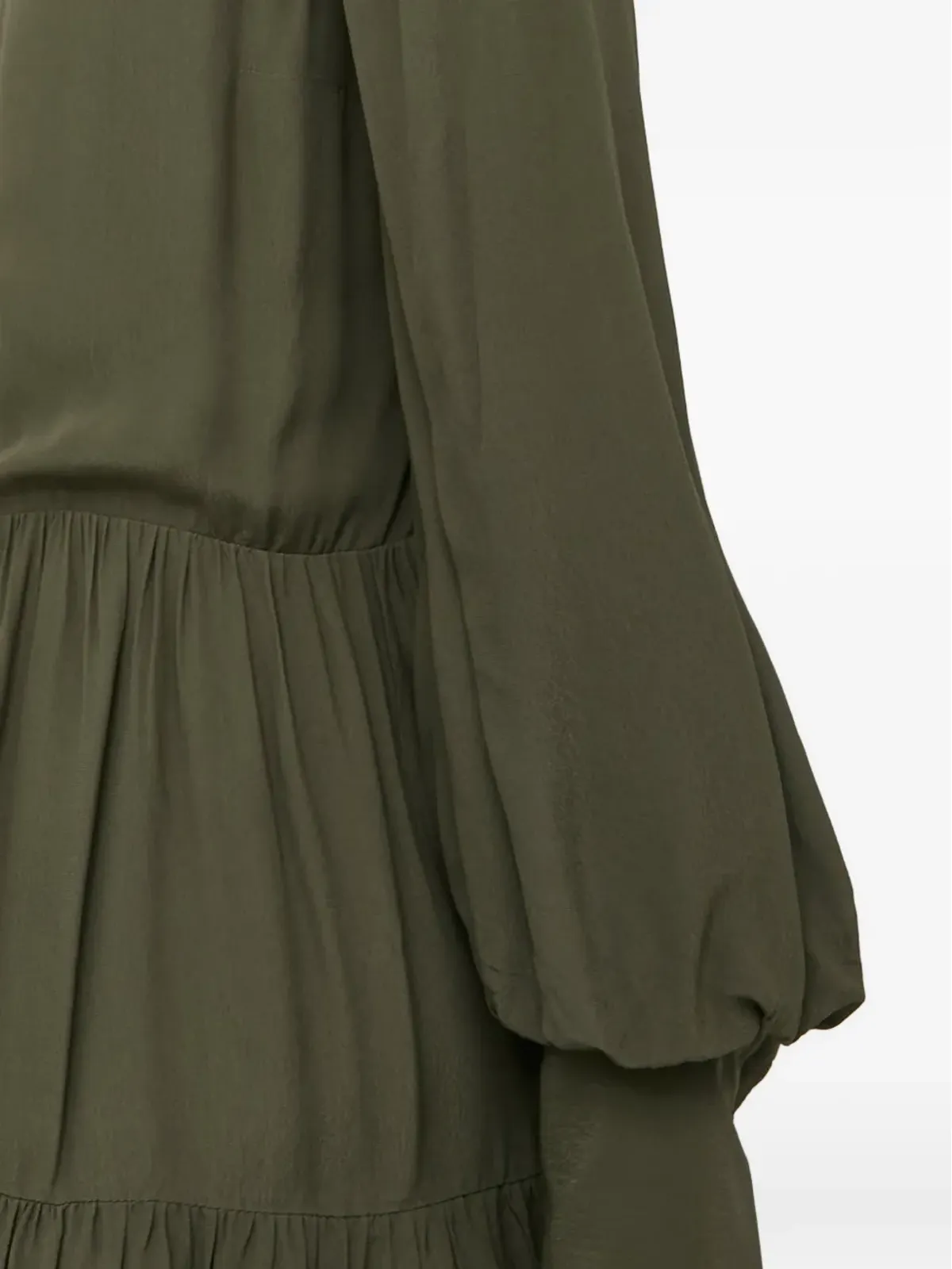 IVY OAK tiered balloon-sleeve dress - Green - 画像4