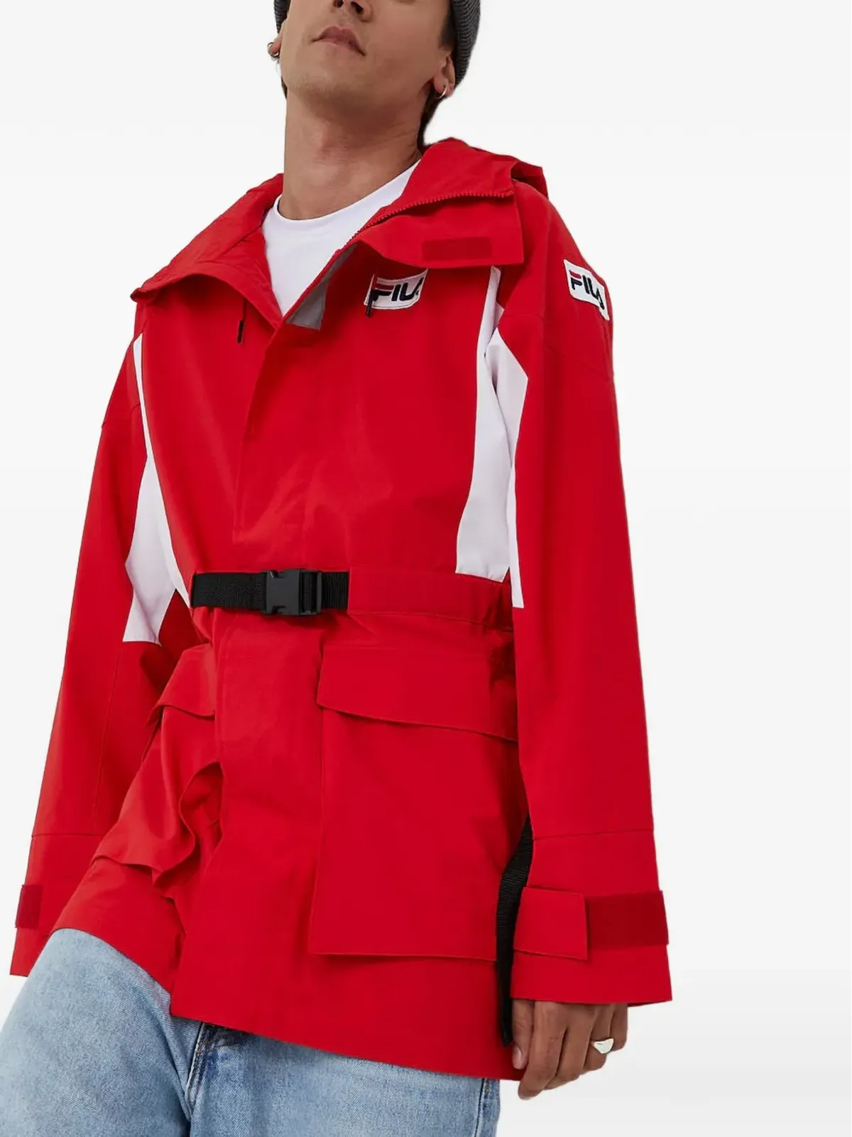 Fila フード付きベルトジャケット - 画像1