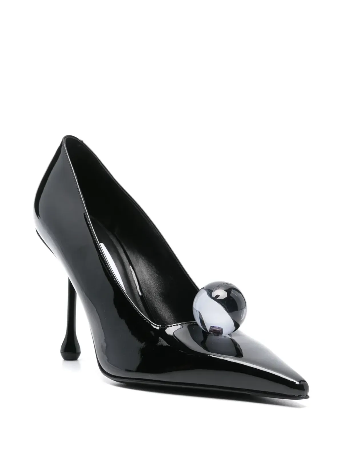 Jimmy Choo 100mm Orbパンプス - ブラック - 画像2