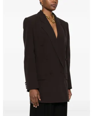 Saint Laurent シルククレープ ブレザー - サムネイル3