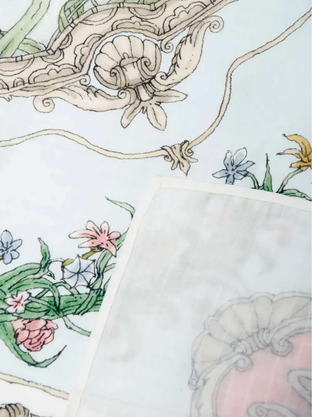 Atelier Choux プリントスワドル（3枚セット） - White - 画像3
