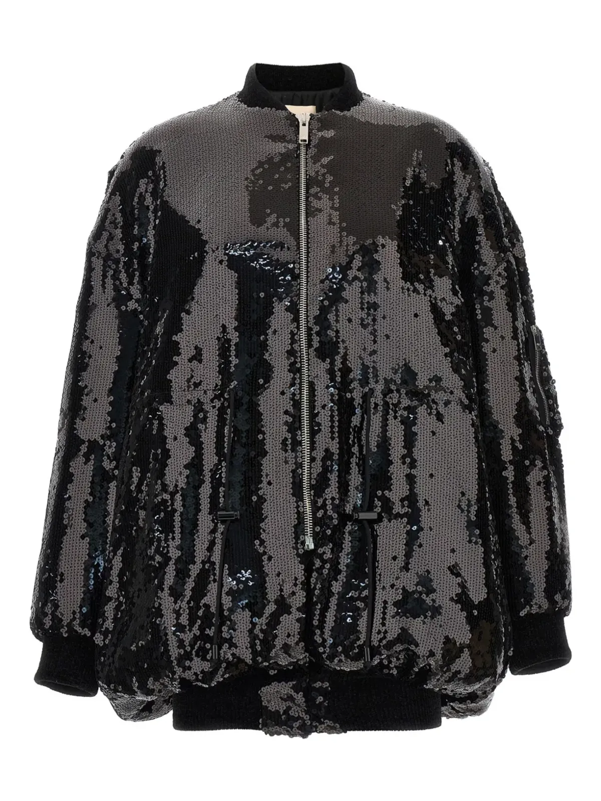 Alexandre Vauthier スパンコール付きボンバー ジャケット ブラック - 画像2