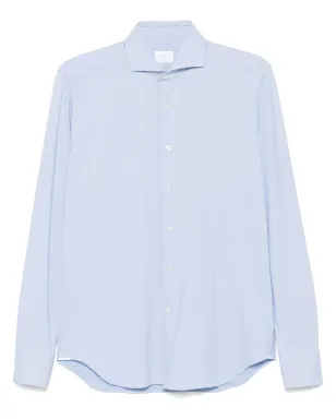 Xacus ジャカード柄シャツ - ブルー - サムネイル1
