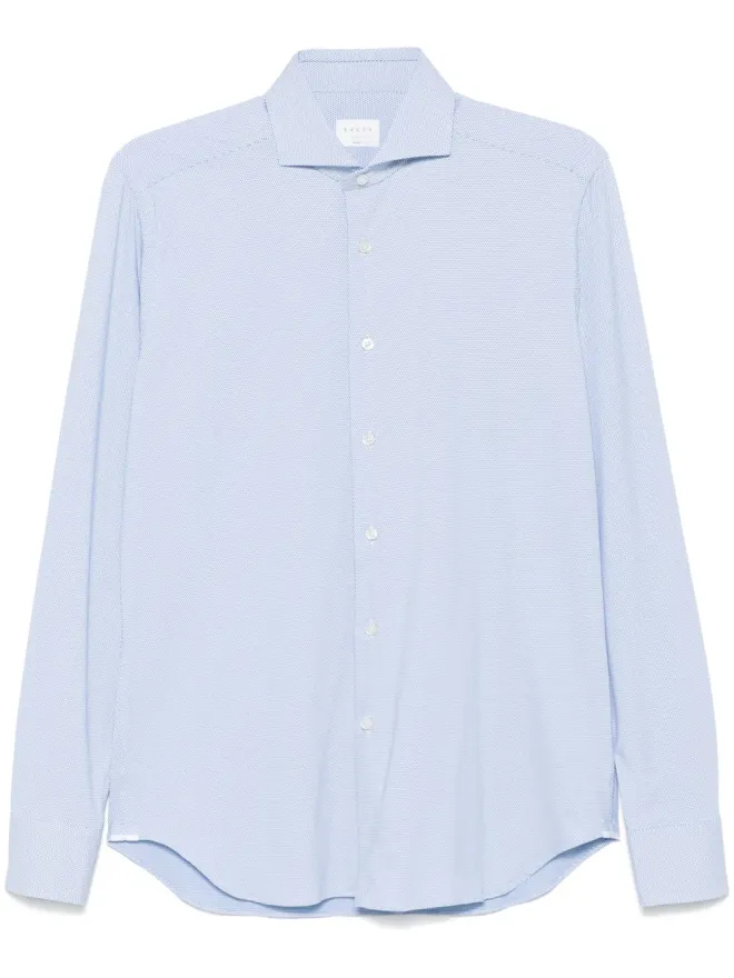 Xacus Xacus ジャカード柄シャツ - ブルーの商品画像
