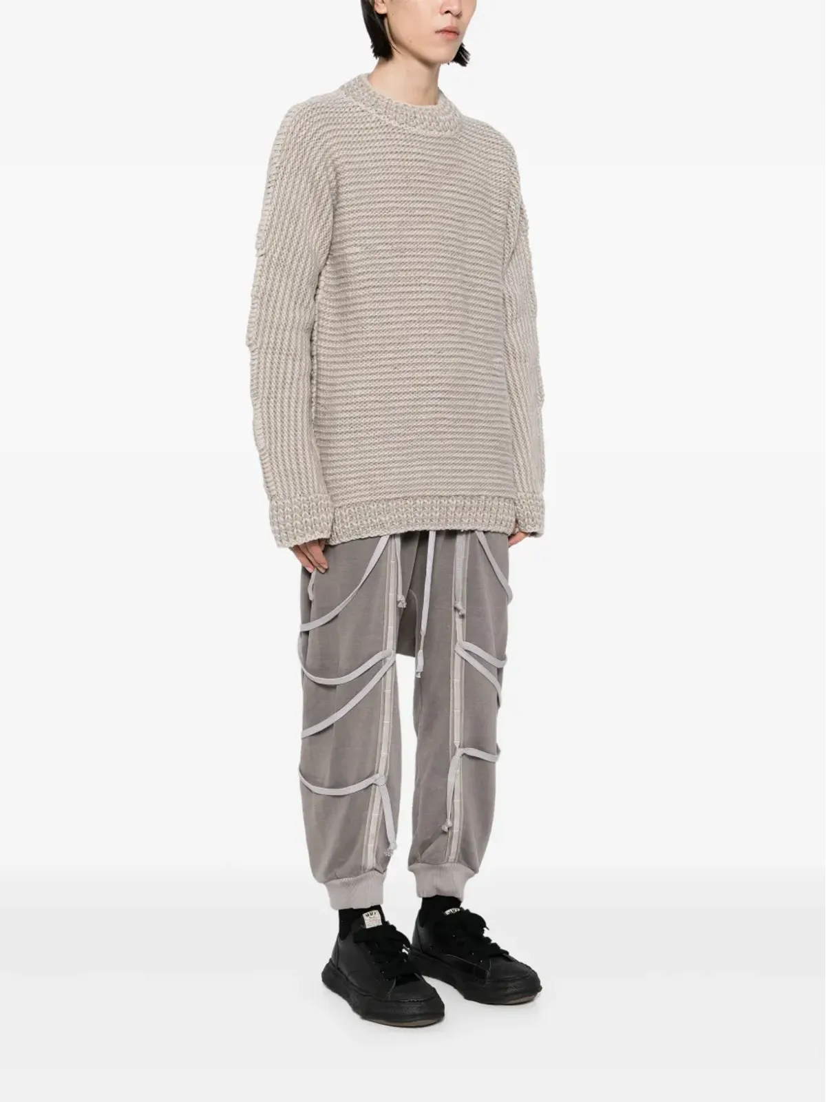 Boris Bidjan Saberi ハンドニット ジャンパー - 画像3