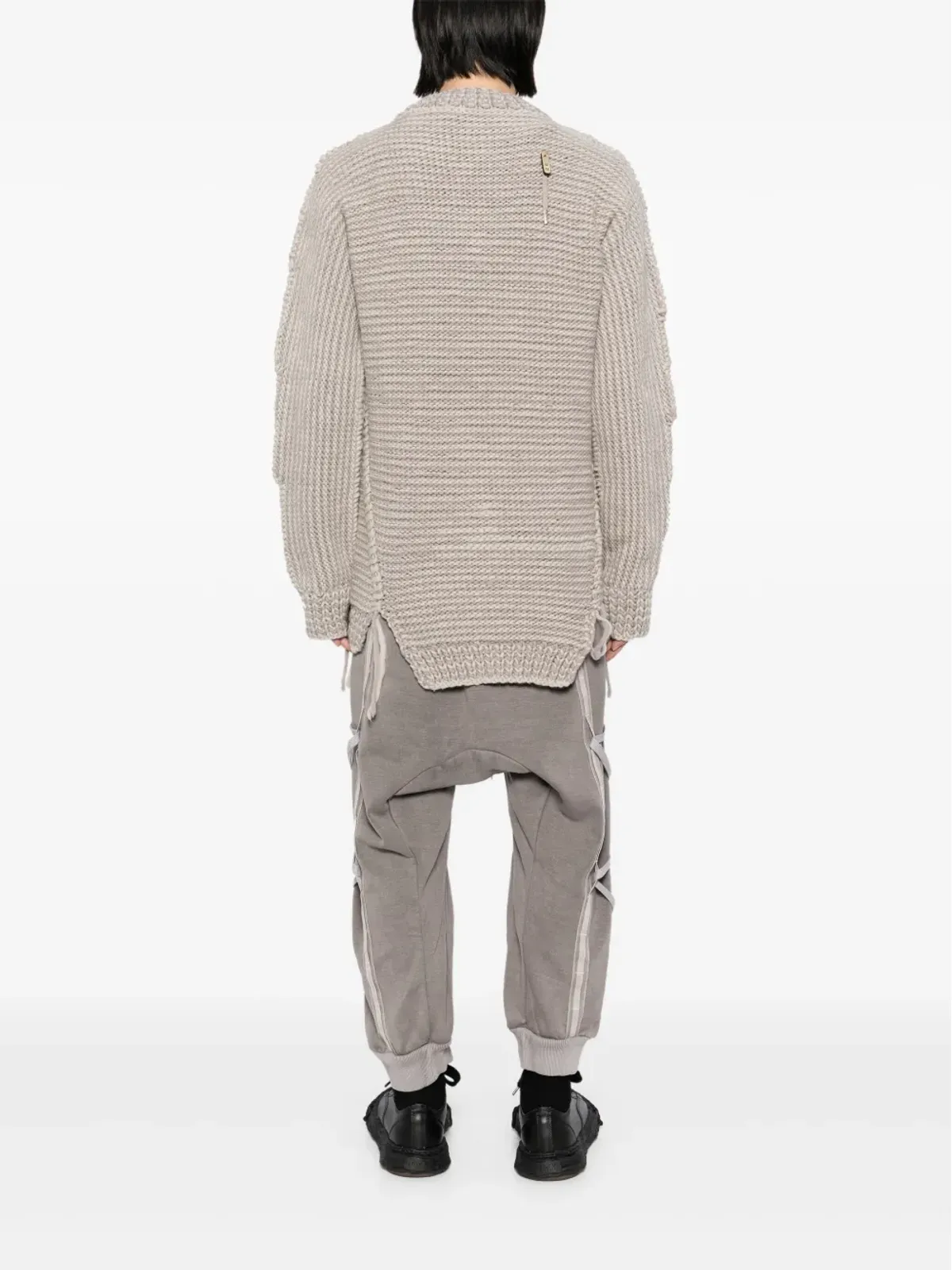 Boris Bidjan Saberi ハンドニット ジャンパー - 画像4