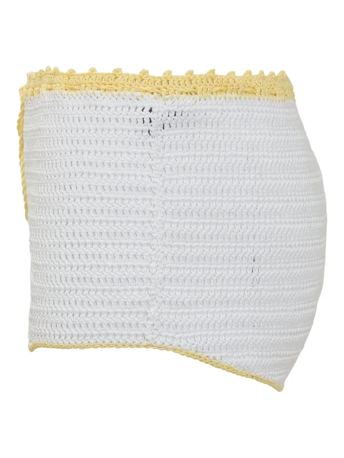 MIXIK crochet-knit shorts - White - 画像3