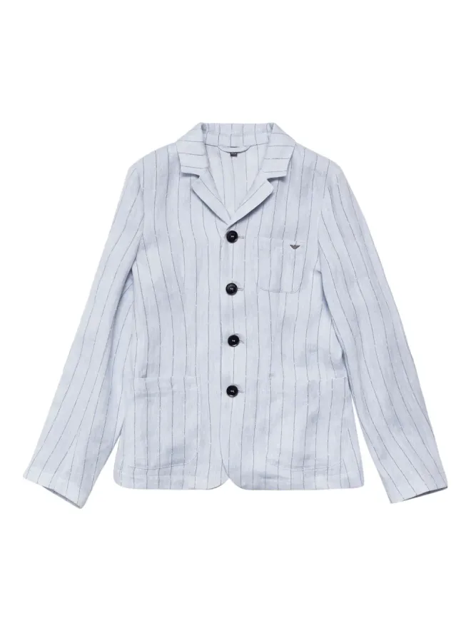 Emporio Armani Kids Emporio Armani Kids ストライプ柄ブレザーの商品画像
