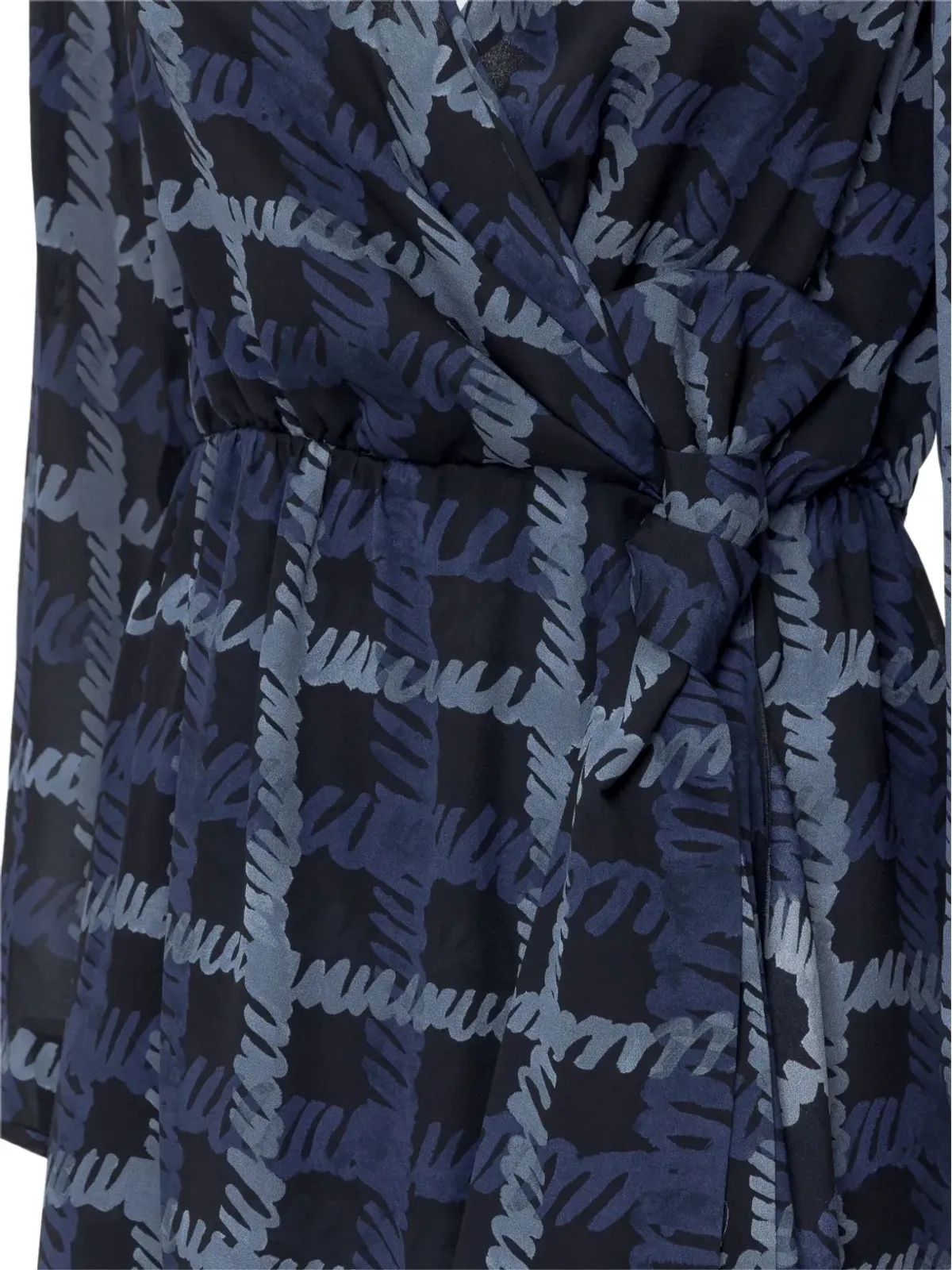Emporio Armani チェック柄ドレス - 画像3