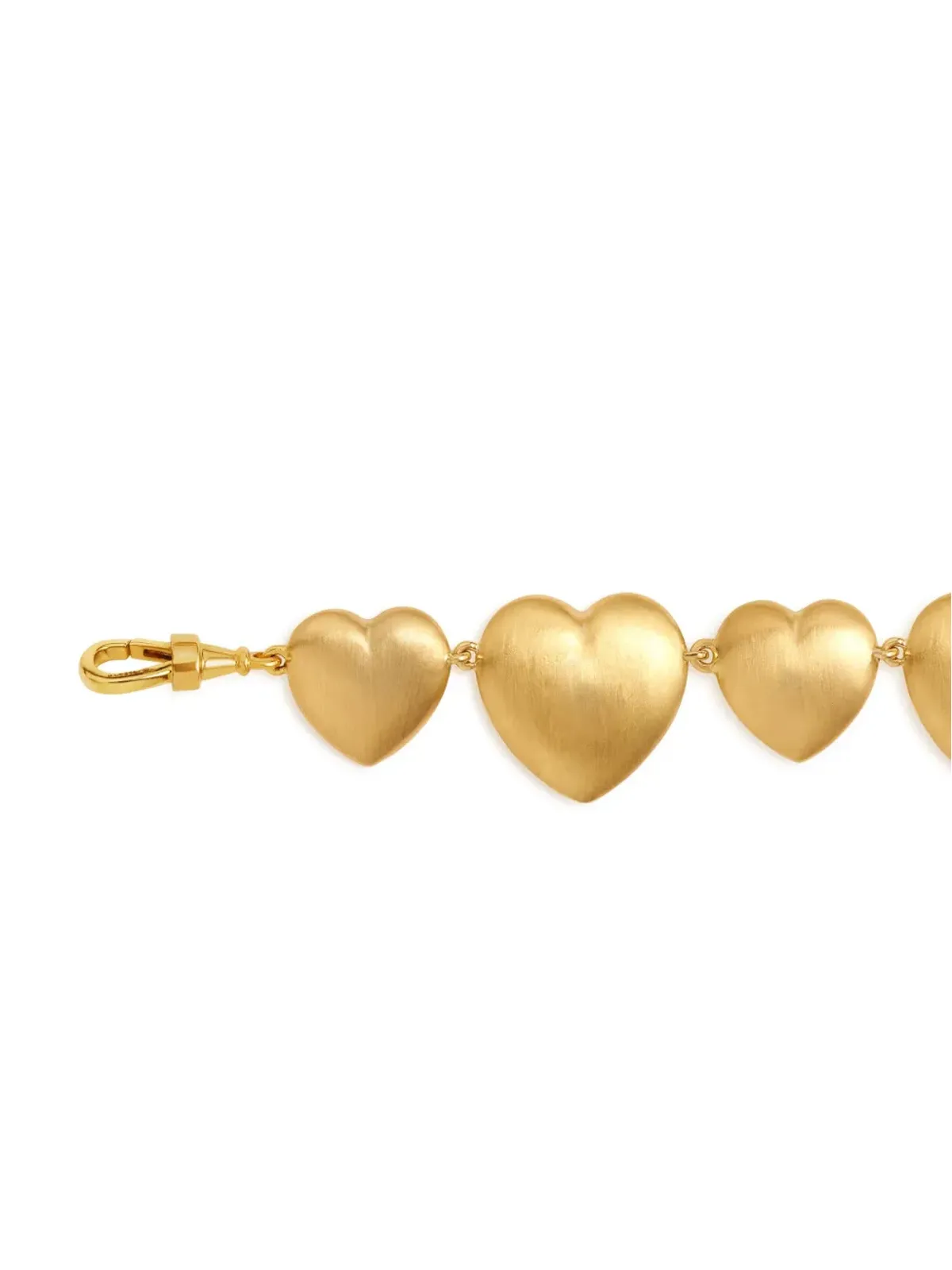 Marie Lichtenberg 14K イエローゴールド ハートチェーンネックレス - 画像3