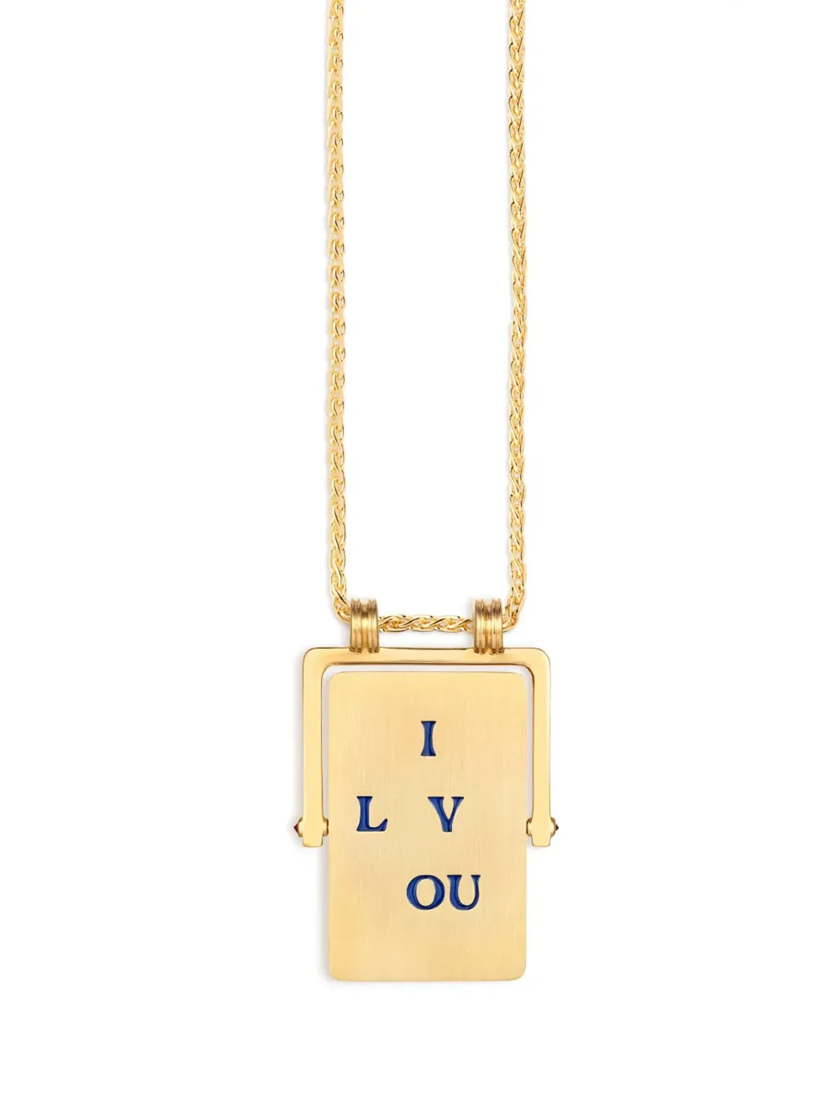 Marie Lichtenberg I Love You Spinner Scapular ネックレス - 画像2