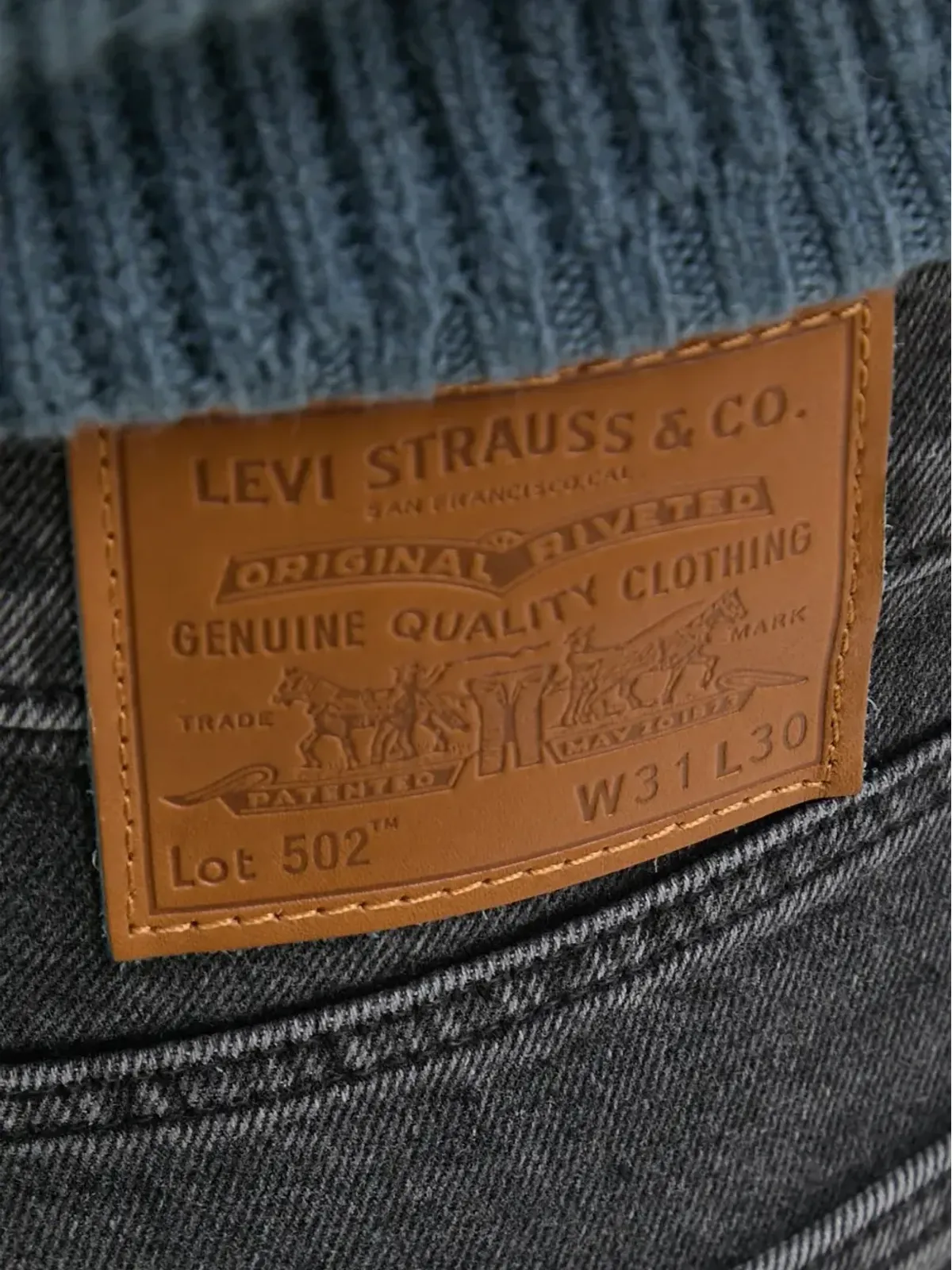 Levi's 502 ファイブポケット ジーンズ - グレー - 画像4