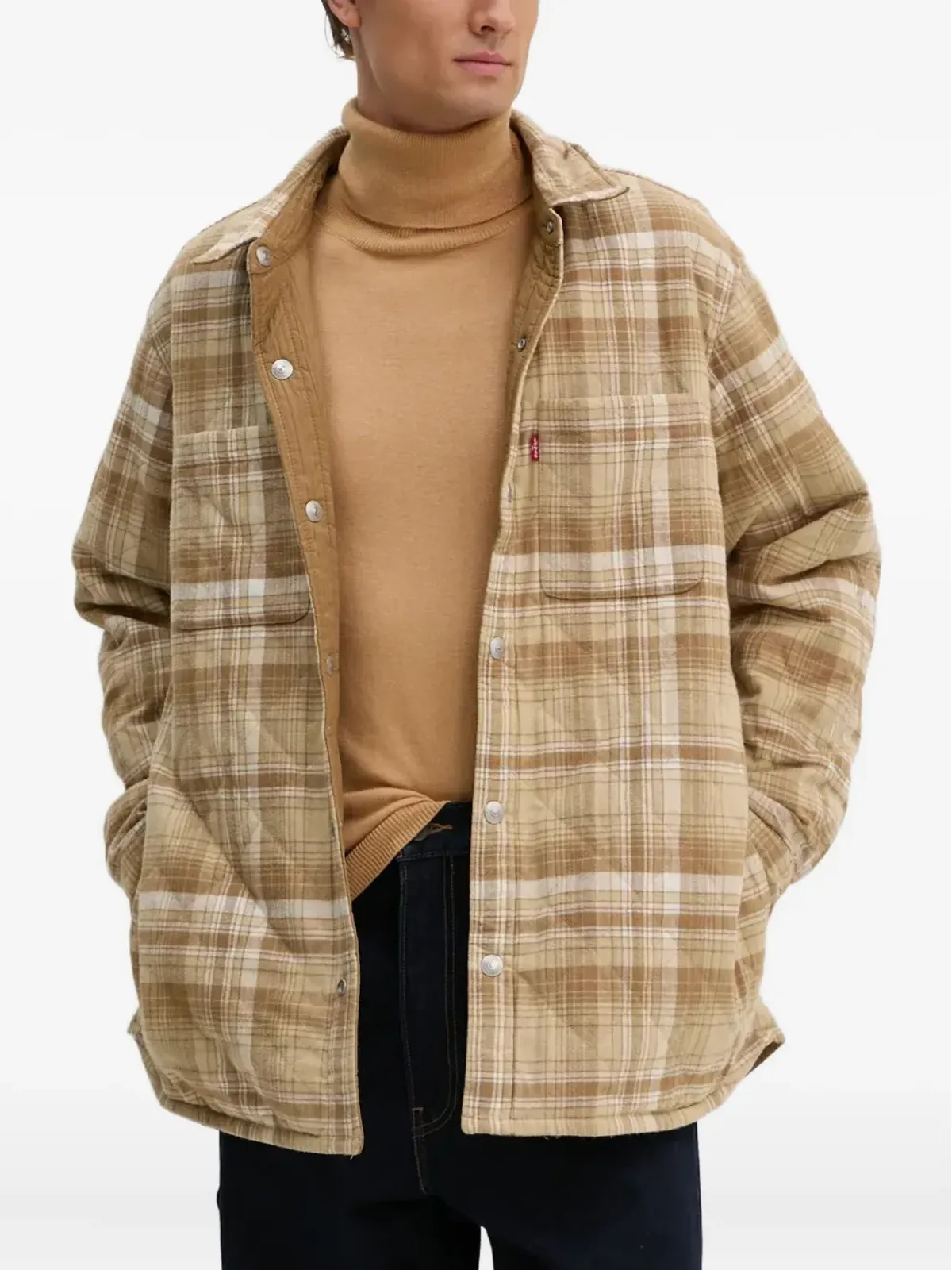 Levi's Bryant パッド入りリバーシブルジャケット - ニュートラルカラー - 画像3