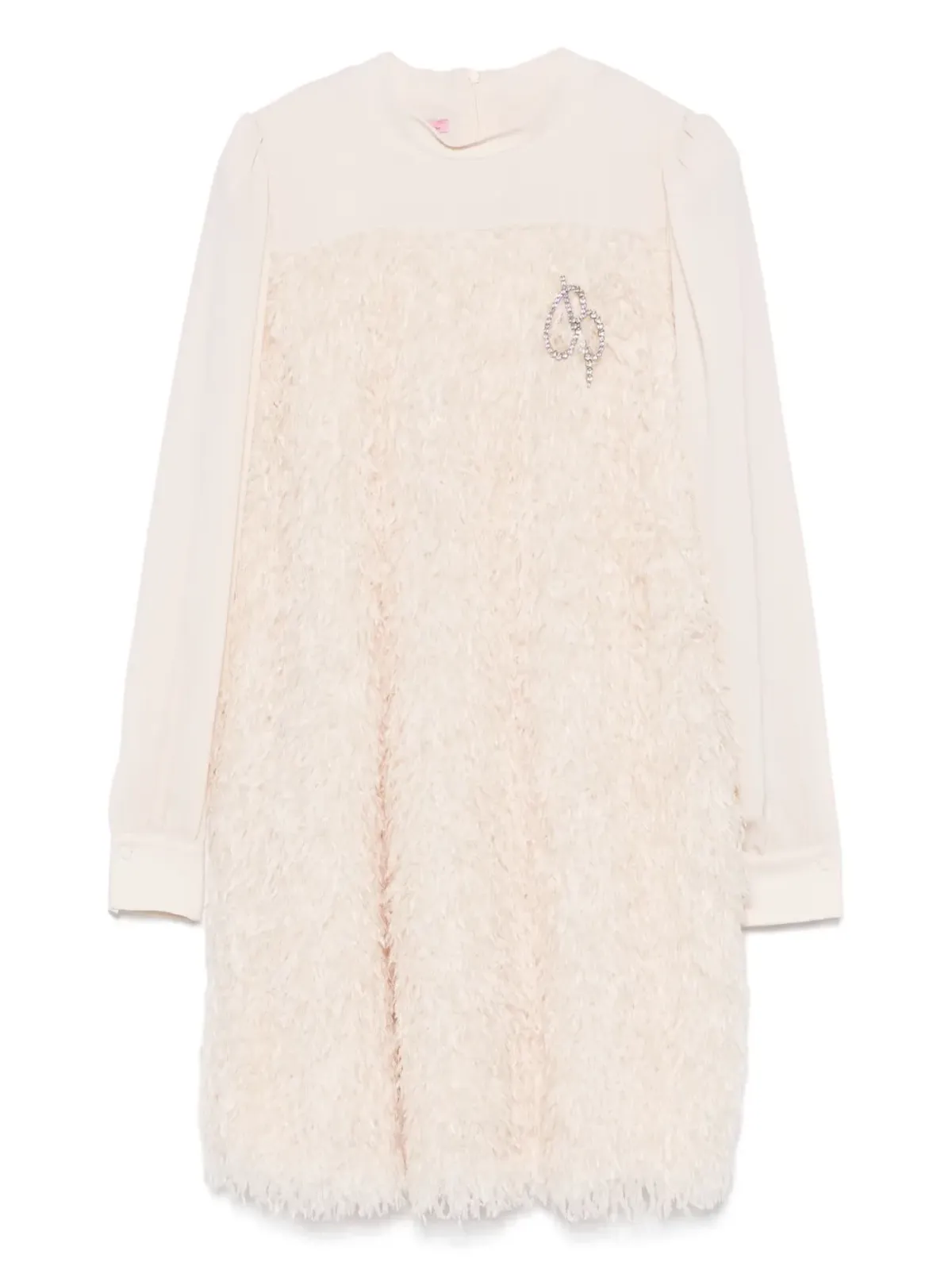 Miss Blumarine フェザーパネルドレス - 画像1