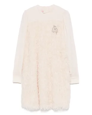 Miss Blumarine フェザーパネルドレス - サムネイル1