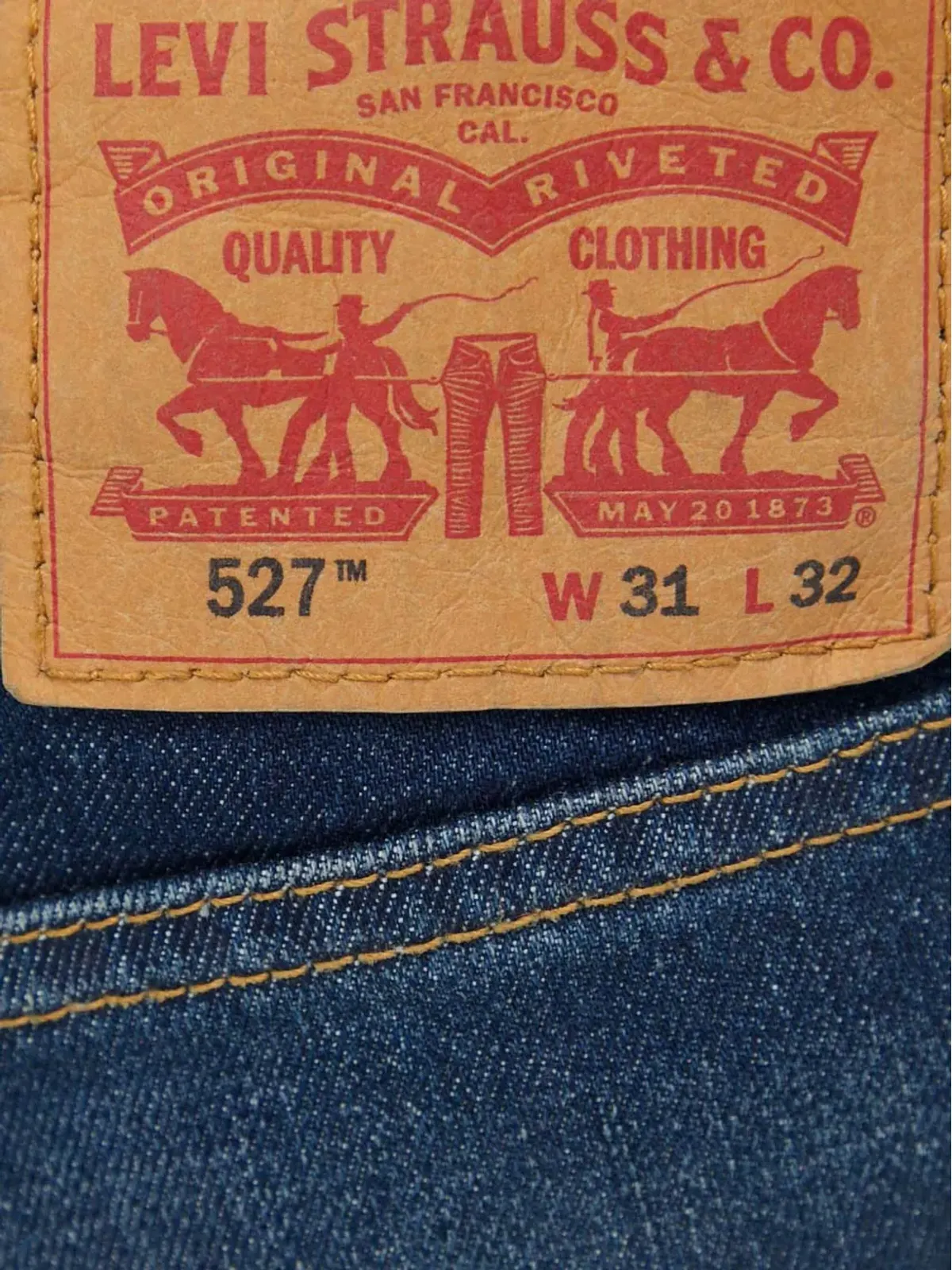 Levi's 527ジーンズ ブルー - 画像5