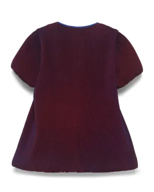 Melitta Baumeister plissé top - Blue - サムネイル2
