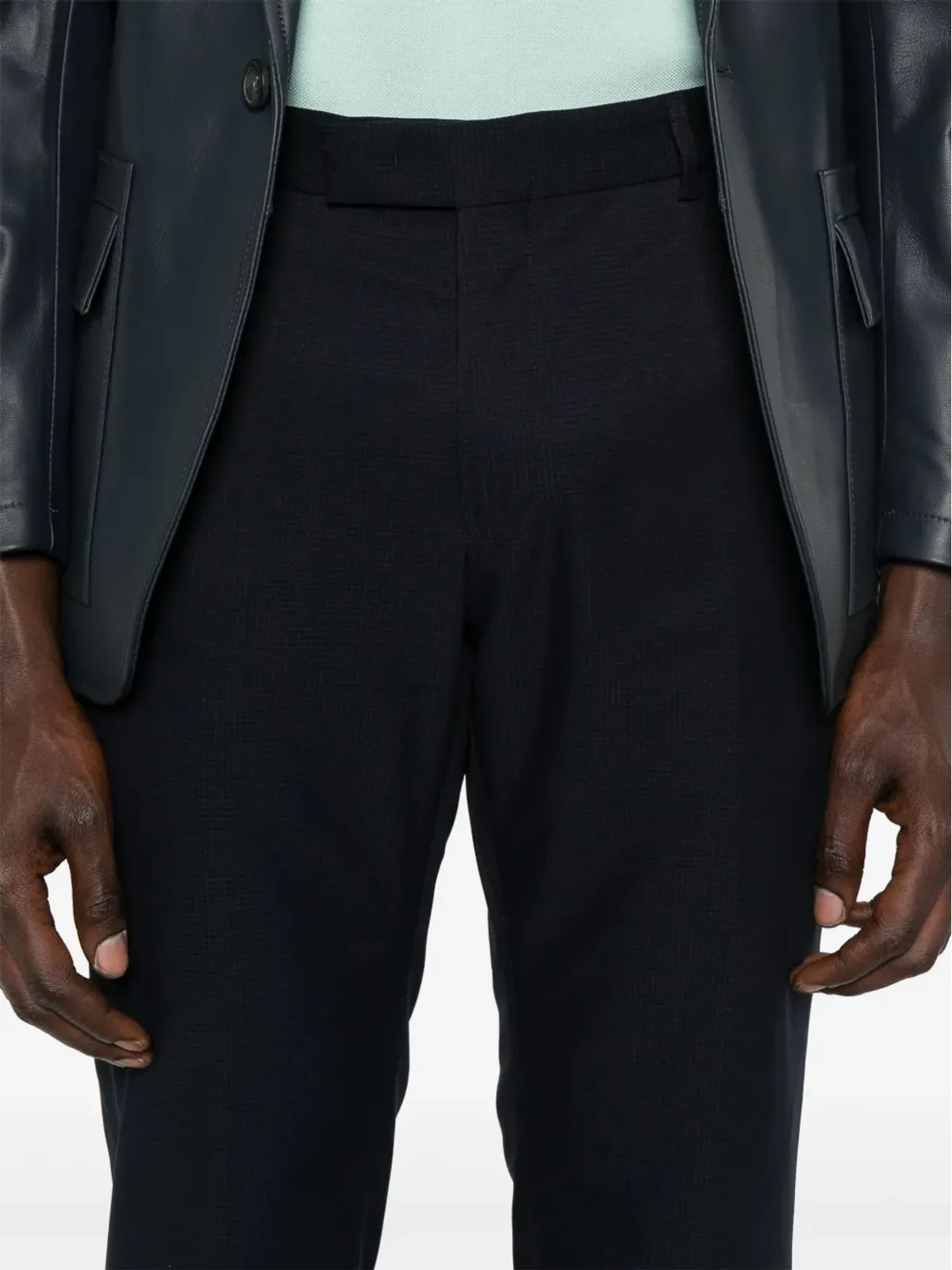Karl Lagerfeld テーパードパンツ ブルー - 画像5