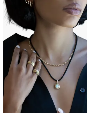 Lizzie Mandler Fine Jewelry 18Kイエローゴールド ハートオパール ペンダント ネックレス - サムネイル2