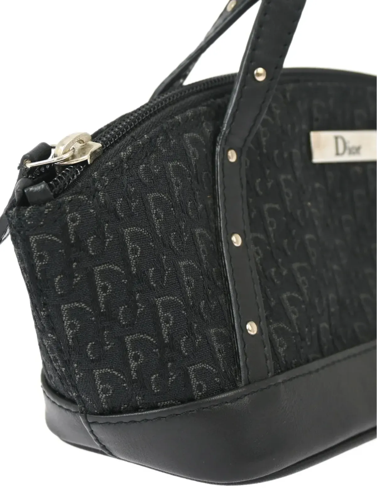Christian Dior ビンテージ 2003 トロッター・ストリート・シック ハンドバッグ - ブラック - 画像3
