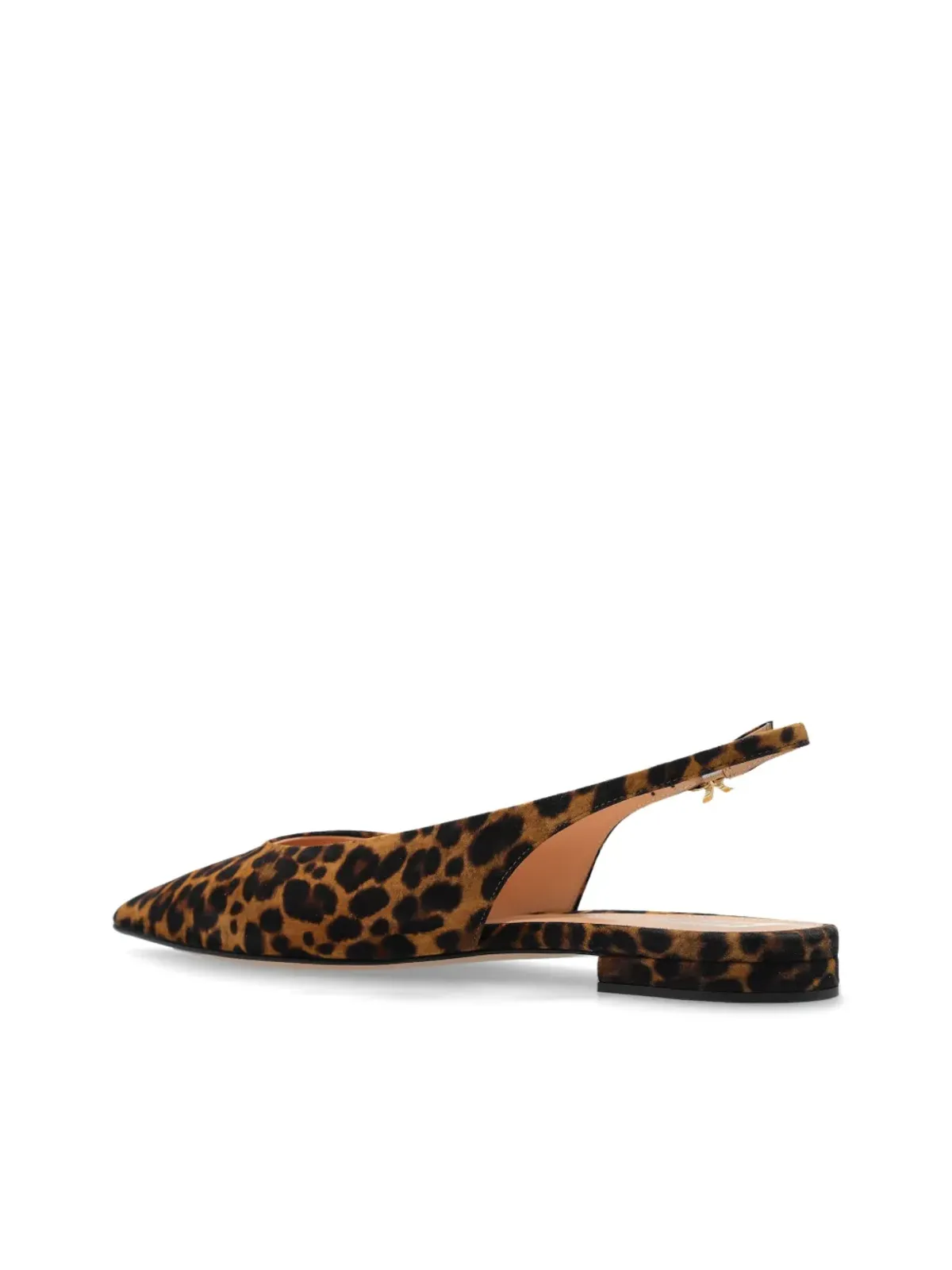 Gianvito Rossi レオパード柄 ポインテッドサンダル ブラウン - 画像5