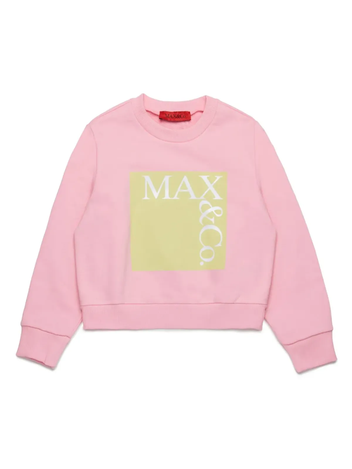MAX&Co. Kids ロゴプリント クルーネック スウェット - 画像1