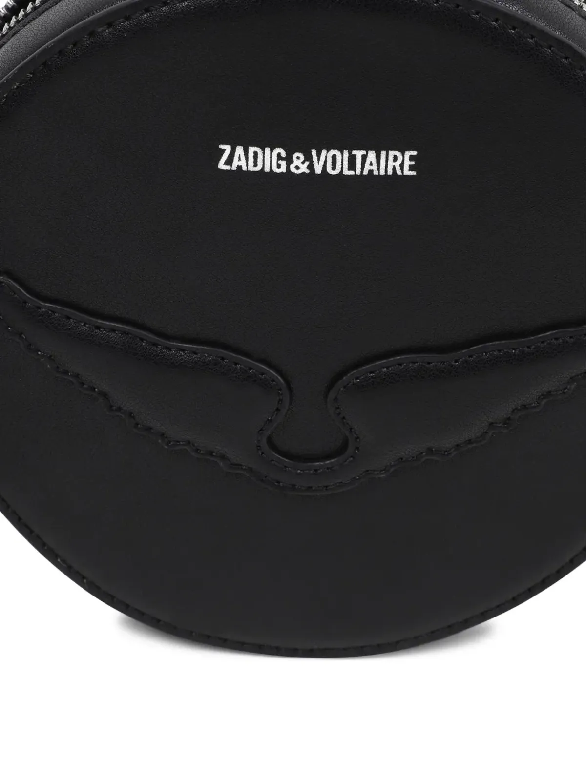 Zadig & Voltaire Kids Wingsバッジ ショルダーバッグ - Black - 画像5
