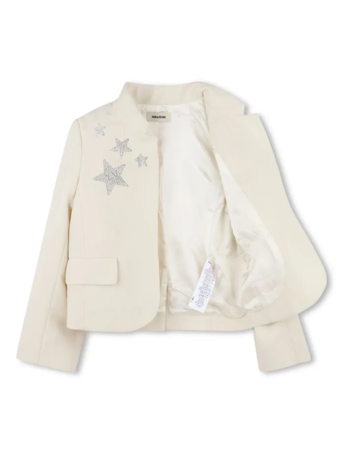 Zadig & Voltaire Kids ラインストーン装飾ブレザー - 画像3